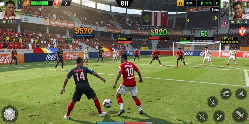Screenshot menampilkan karakter utama dalam aksi.