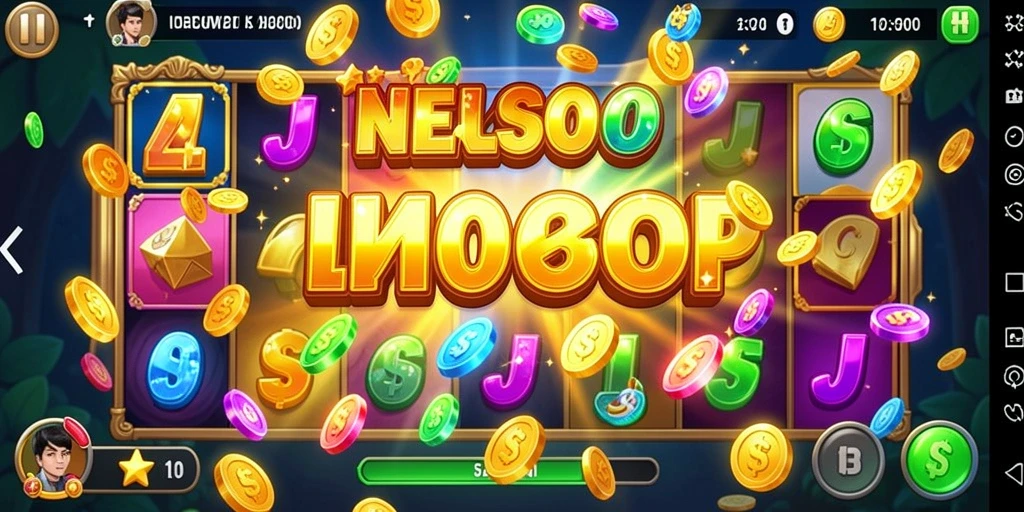 Tampilan mesin slot yang menarik dan berwarna-warni.