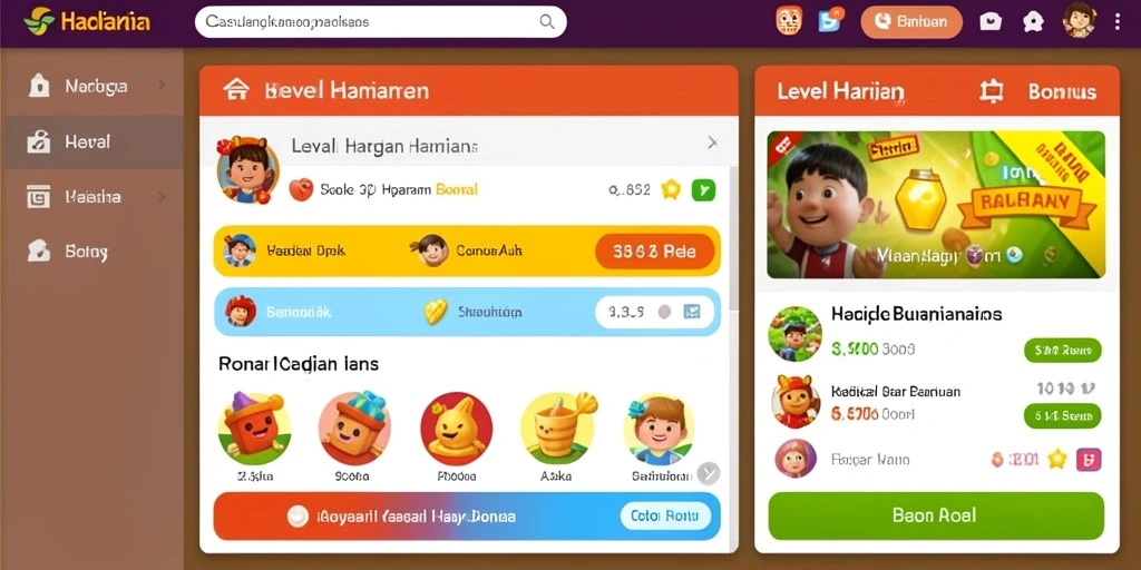 Tampilan antarmuka yang user-friendly dan menarik.