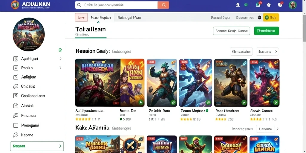 Tampilan antarmuka yang menarik dan modern.