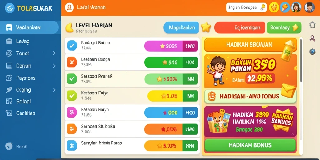 Tampilan antarmuka yang menarik dan responsif.
