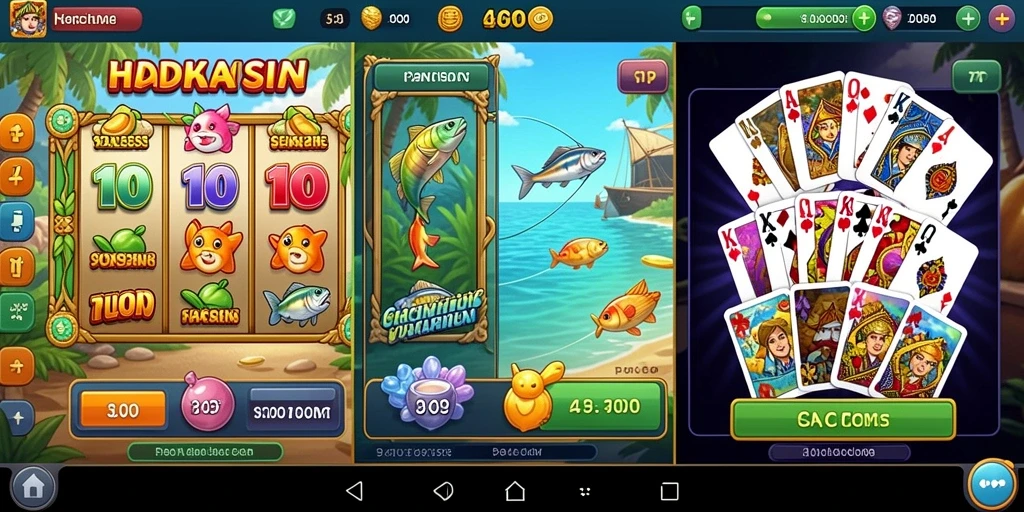 Tampilan utama yang menarik dan intuitif.