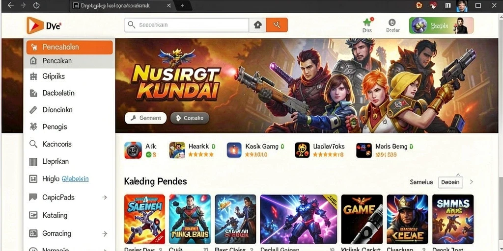 Tampilan antarmuka yang ramah pengguna.