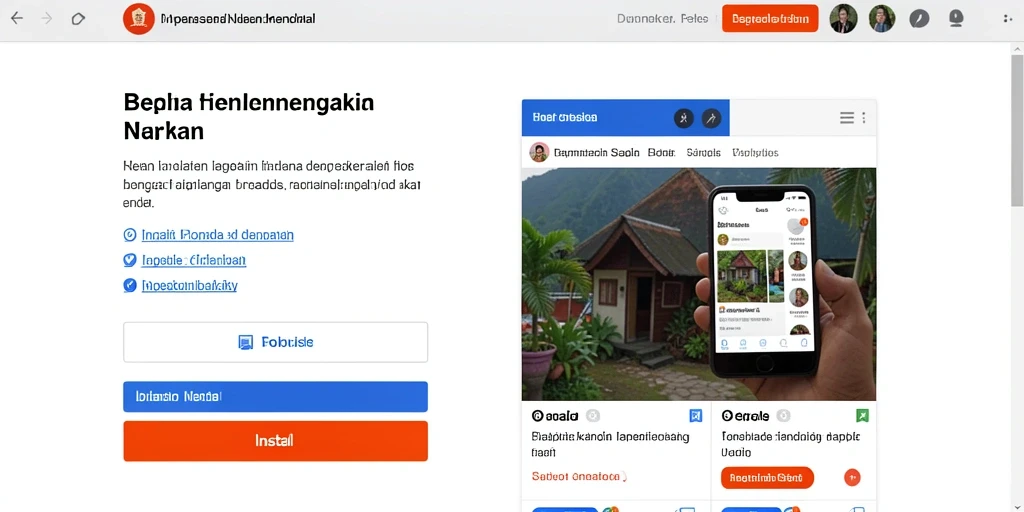 Tampilan antarmuka pengguna yang menarik.