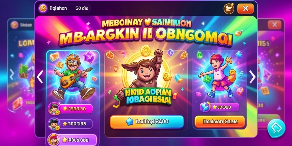 Tampilan antarmuka yang cerah dan menarik.