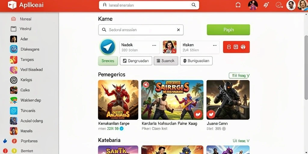 Screenshot menunjukkan pemandangan awal permainan yang memukau.