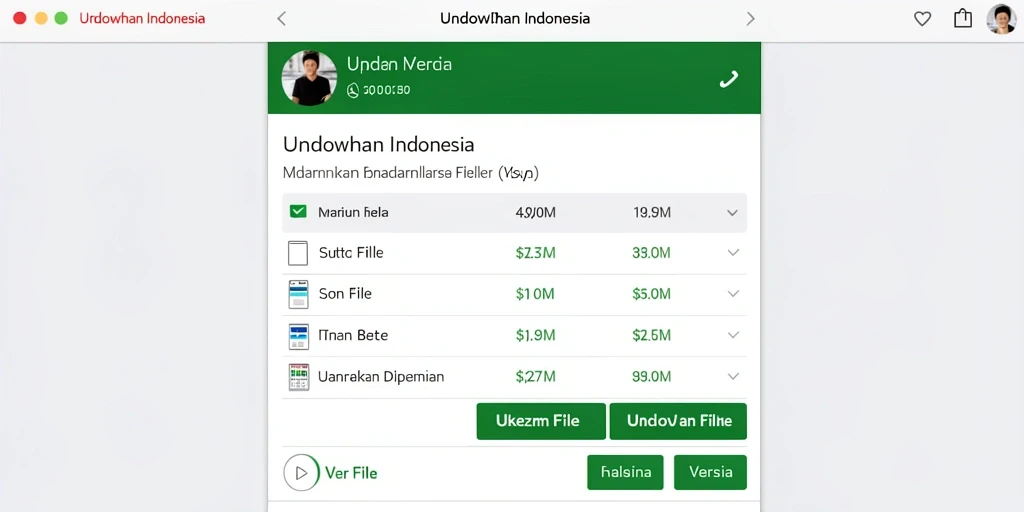 Tampilan antarmuka yang mudah digunakan.