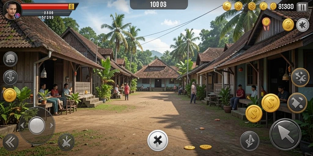 Tampilan grafis yang menawan dan penuh warna.