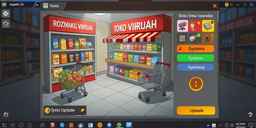 Screenshot menunjukkan karakter utama dalam aksi petualangan.